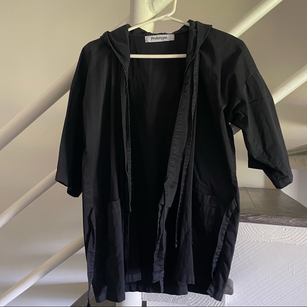 Prototype Black Unique Jacket Top - image 1